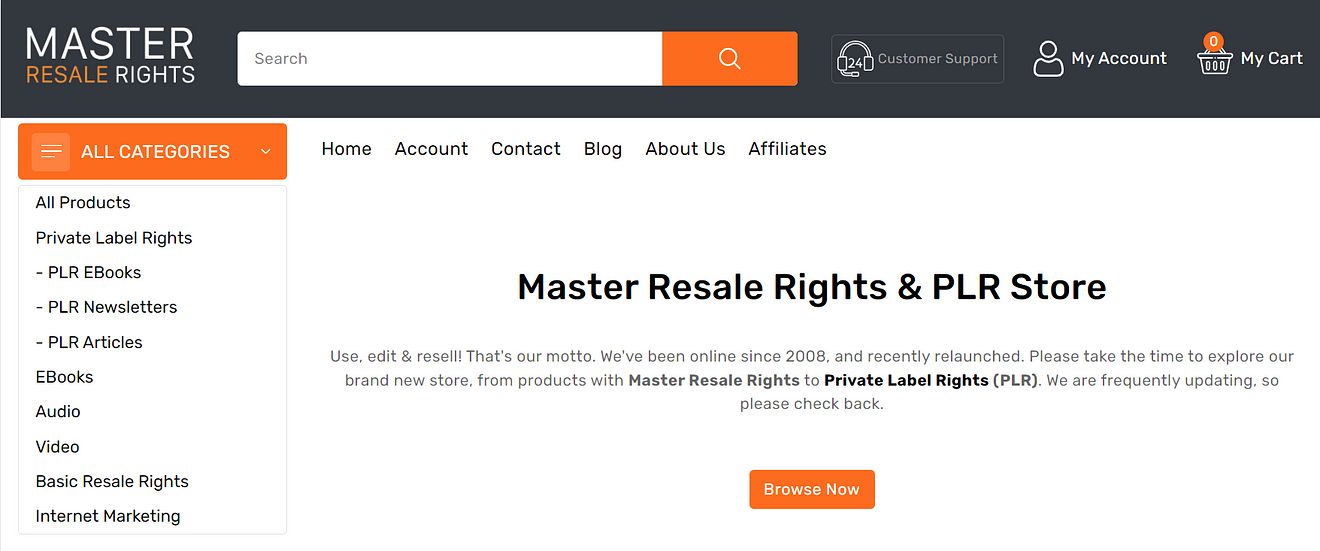 Master Resale Rights