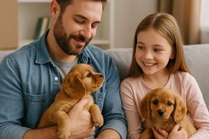 What to Expect When Bringing Home Golden Cavalier Puppies